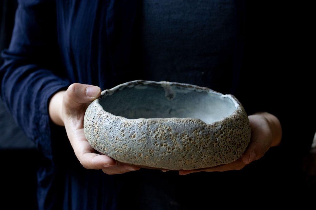 Meteorite Medium Hand-Pinched Bowl