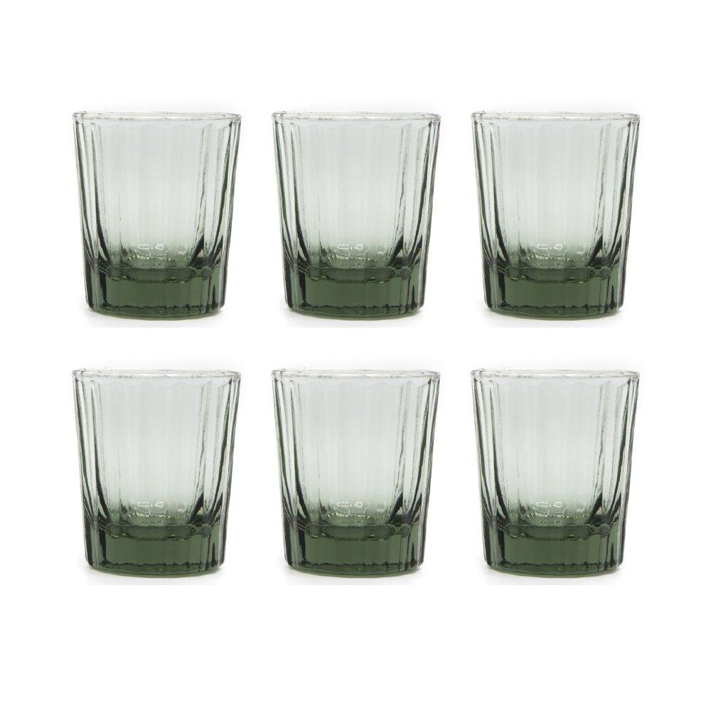 Espresso Glass Reed Set of 6