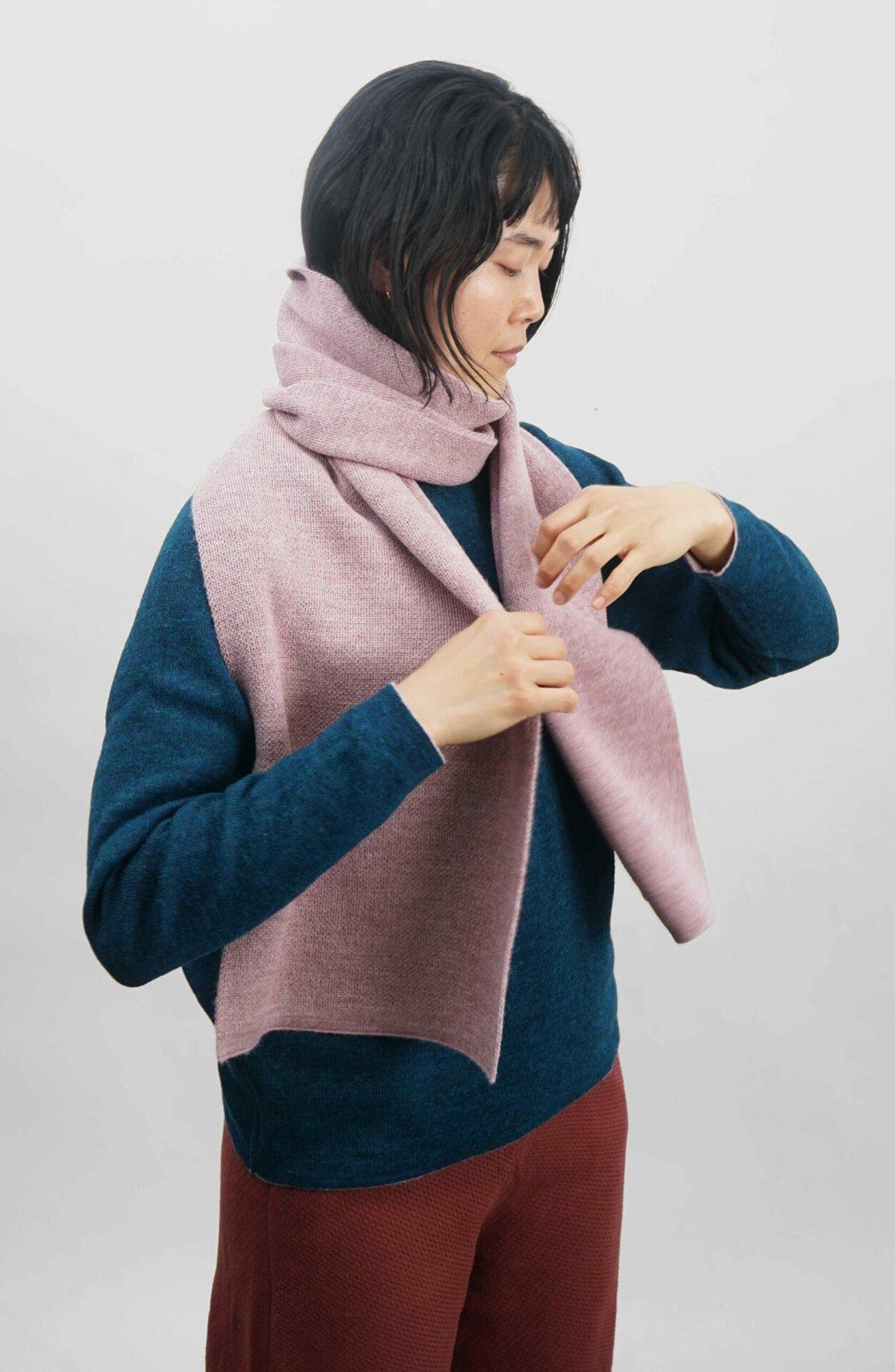 Perriand Pink Alpaca Scarf
