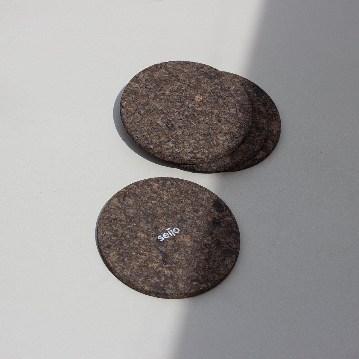 Smoked Cork Coaster