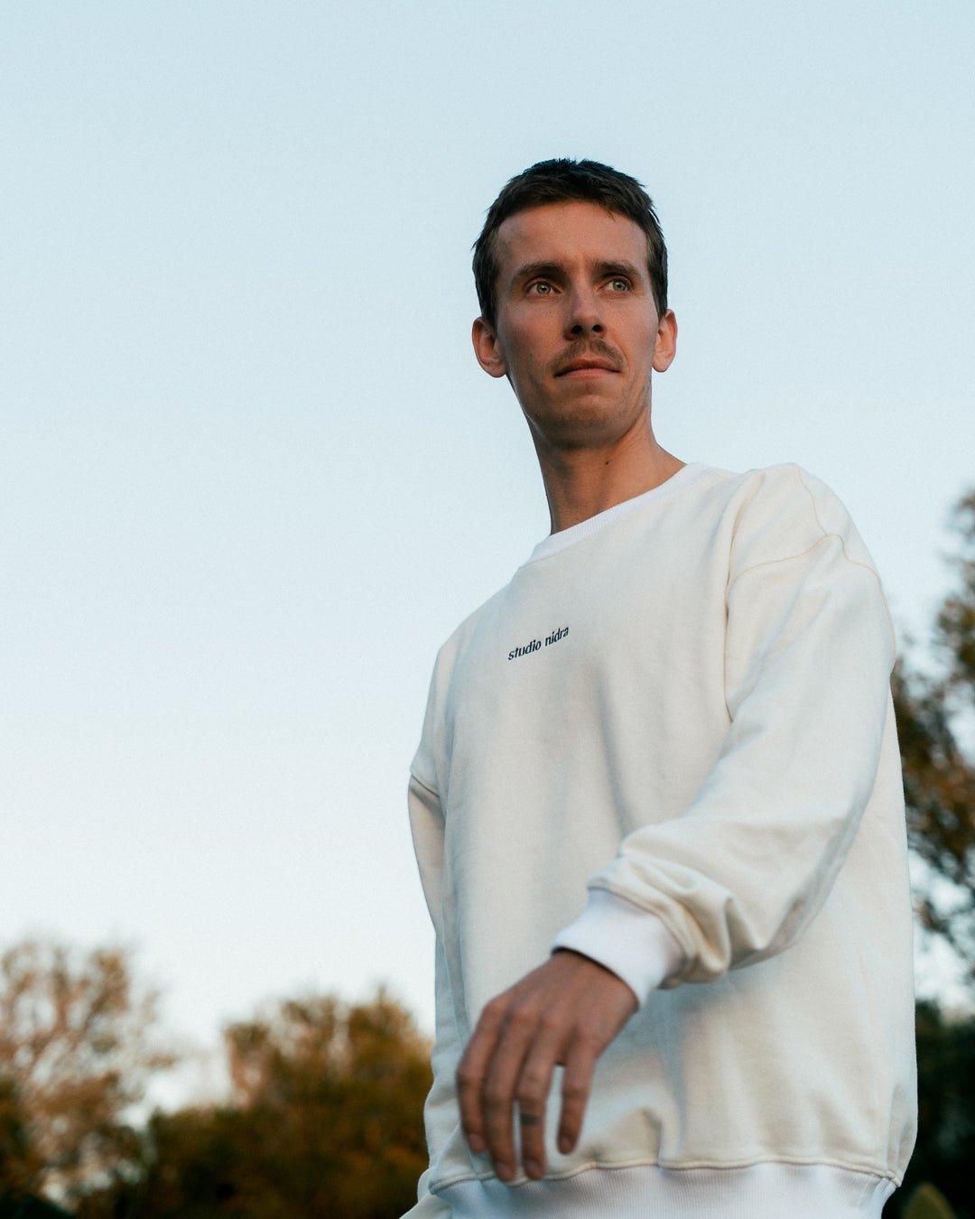 Crew Sweatshirt Peachtech Marshmallow White