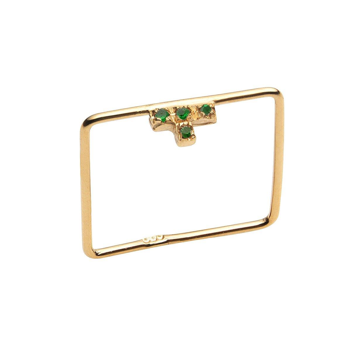 Little T Square Ring