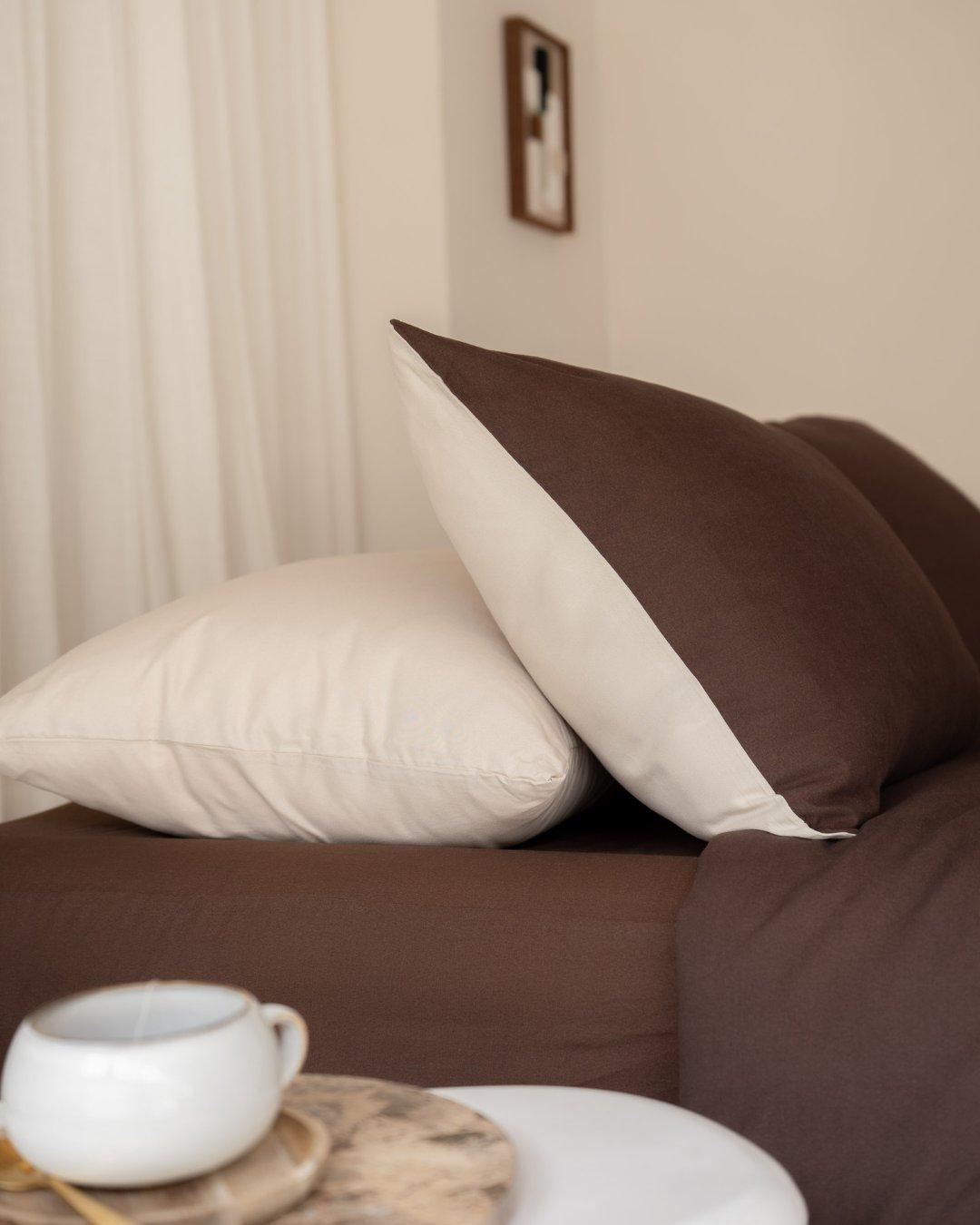 Egyptian Cotton Brown Fitted Sheet