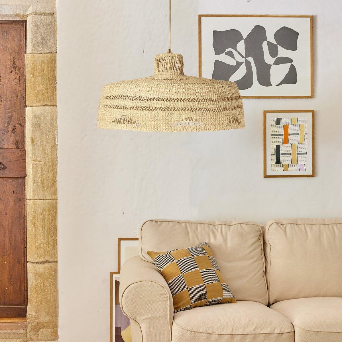 Shadow Pendant Lamp - Straw