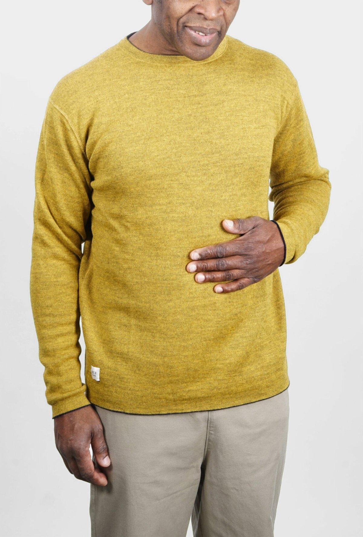 Blauaras Mustard Reversible Sweater