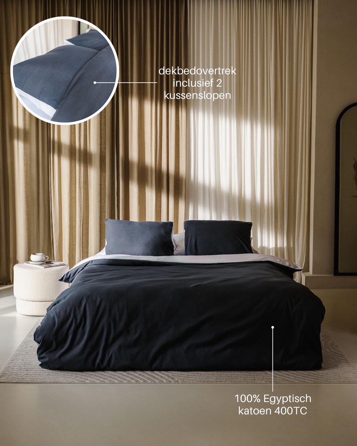 Néarr Duvet Cover Gray White