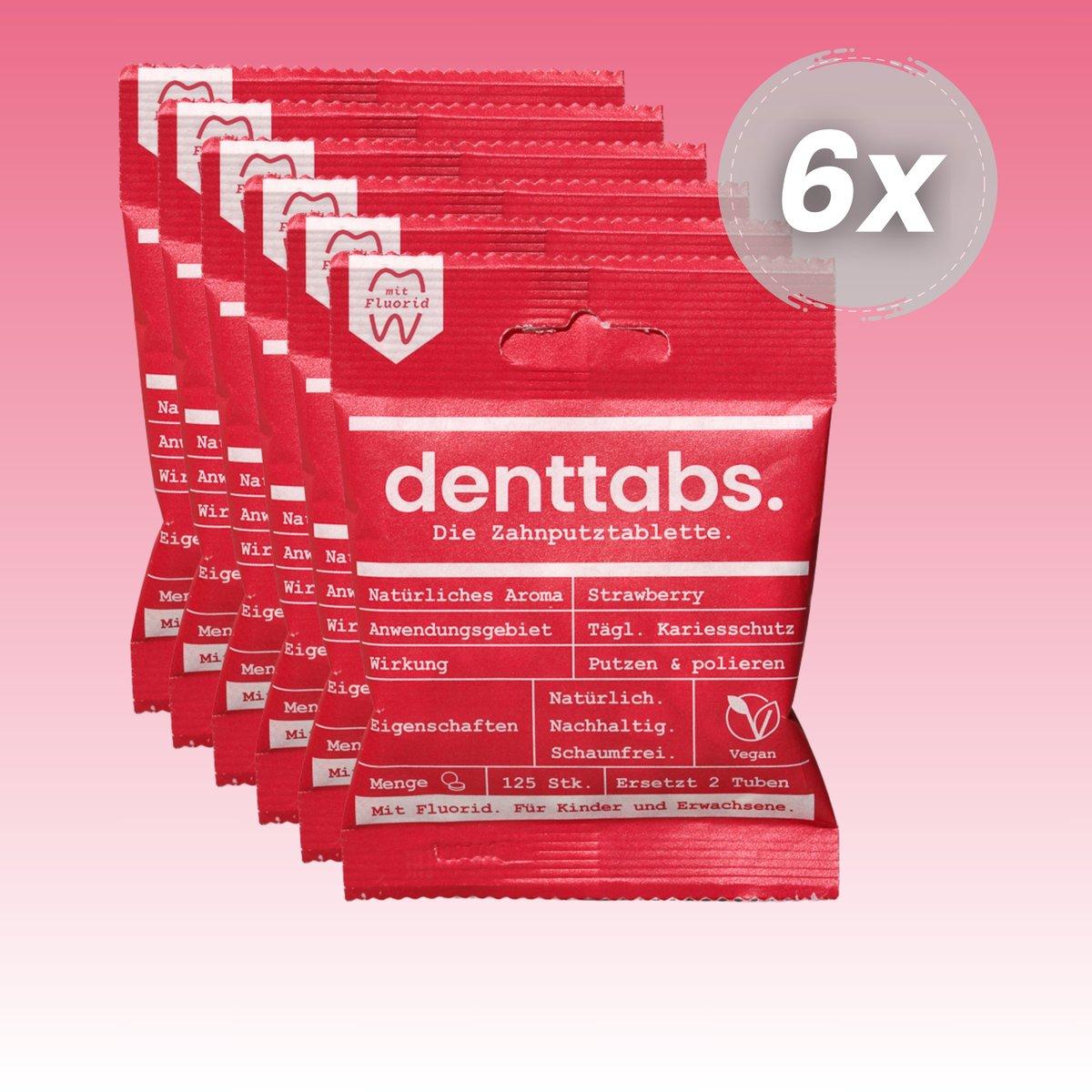 Denttabs Strawberry Fluoride Annual Supply