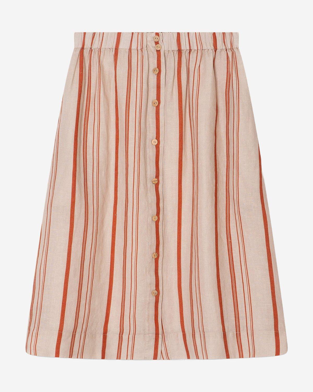 Midi Skirt Striped