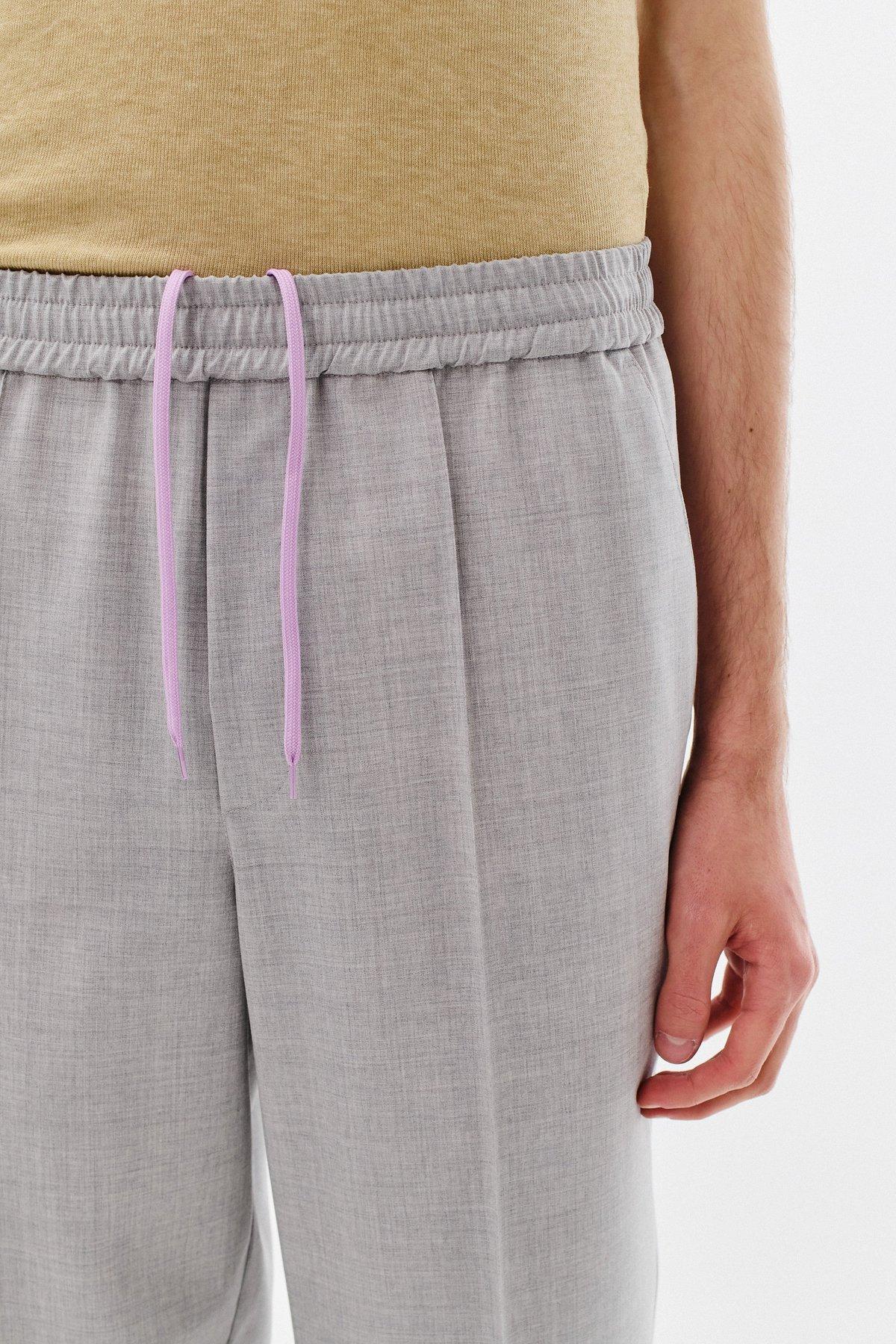 Trackpants Virgin Wool, Light Grey