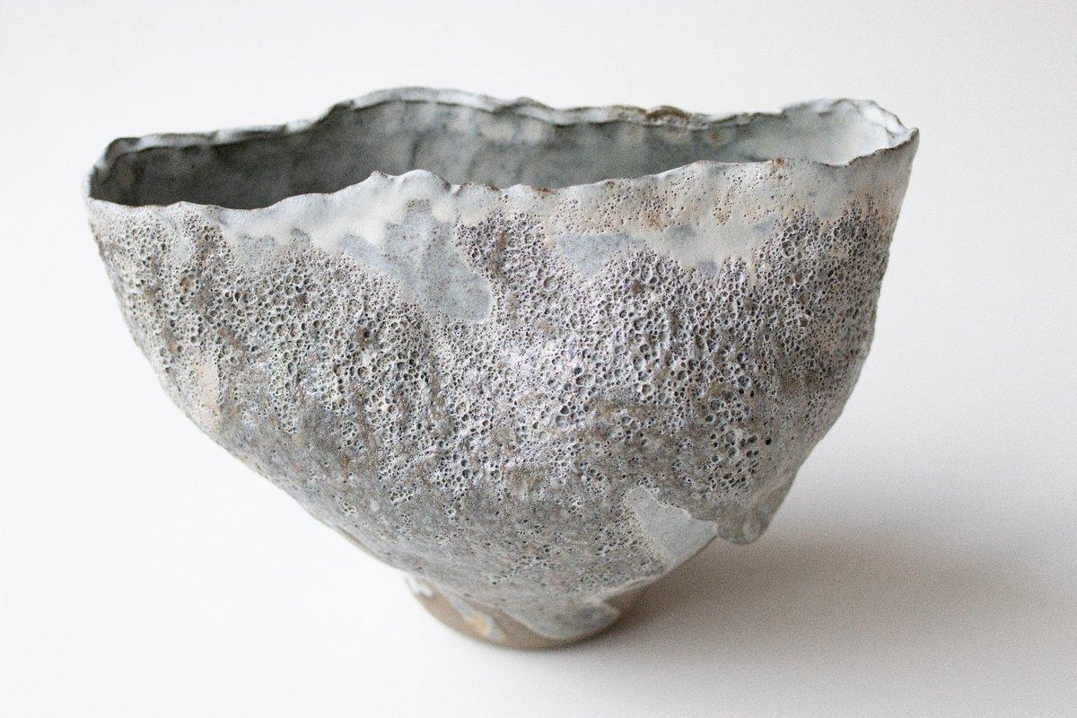 Moon Landscape Handbuilt Vase