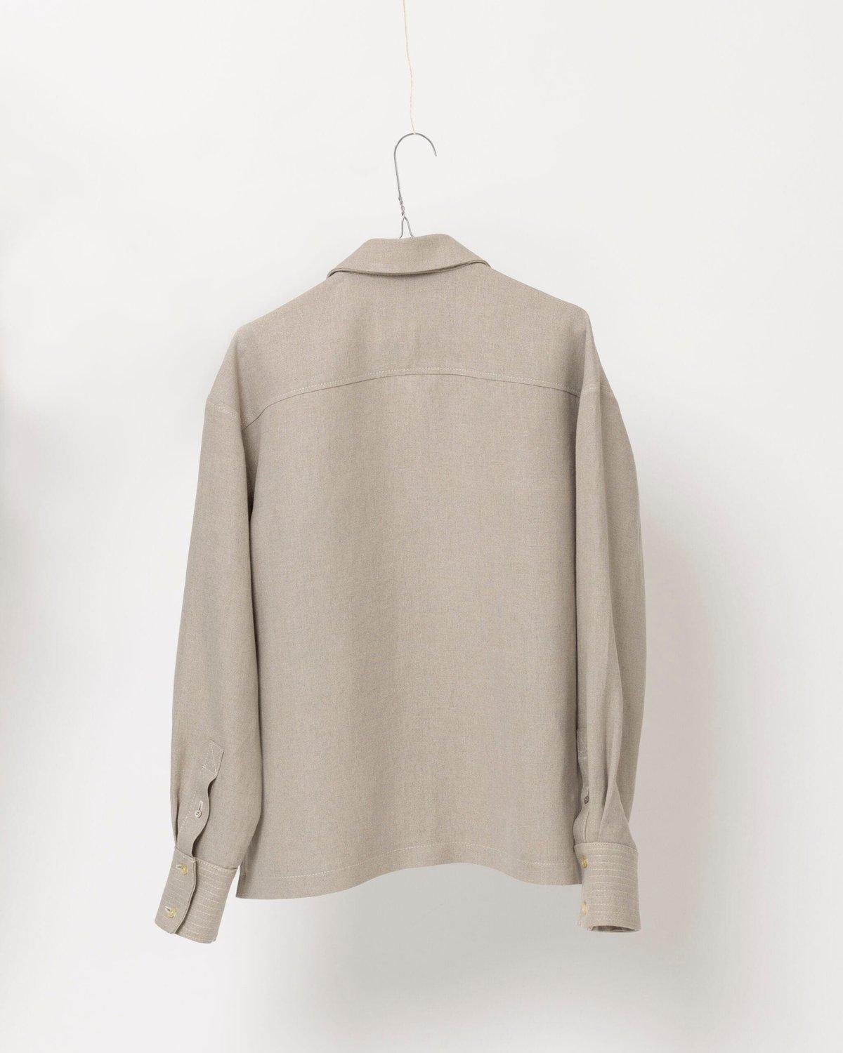 Linen Shirt Sashiko