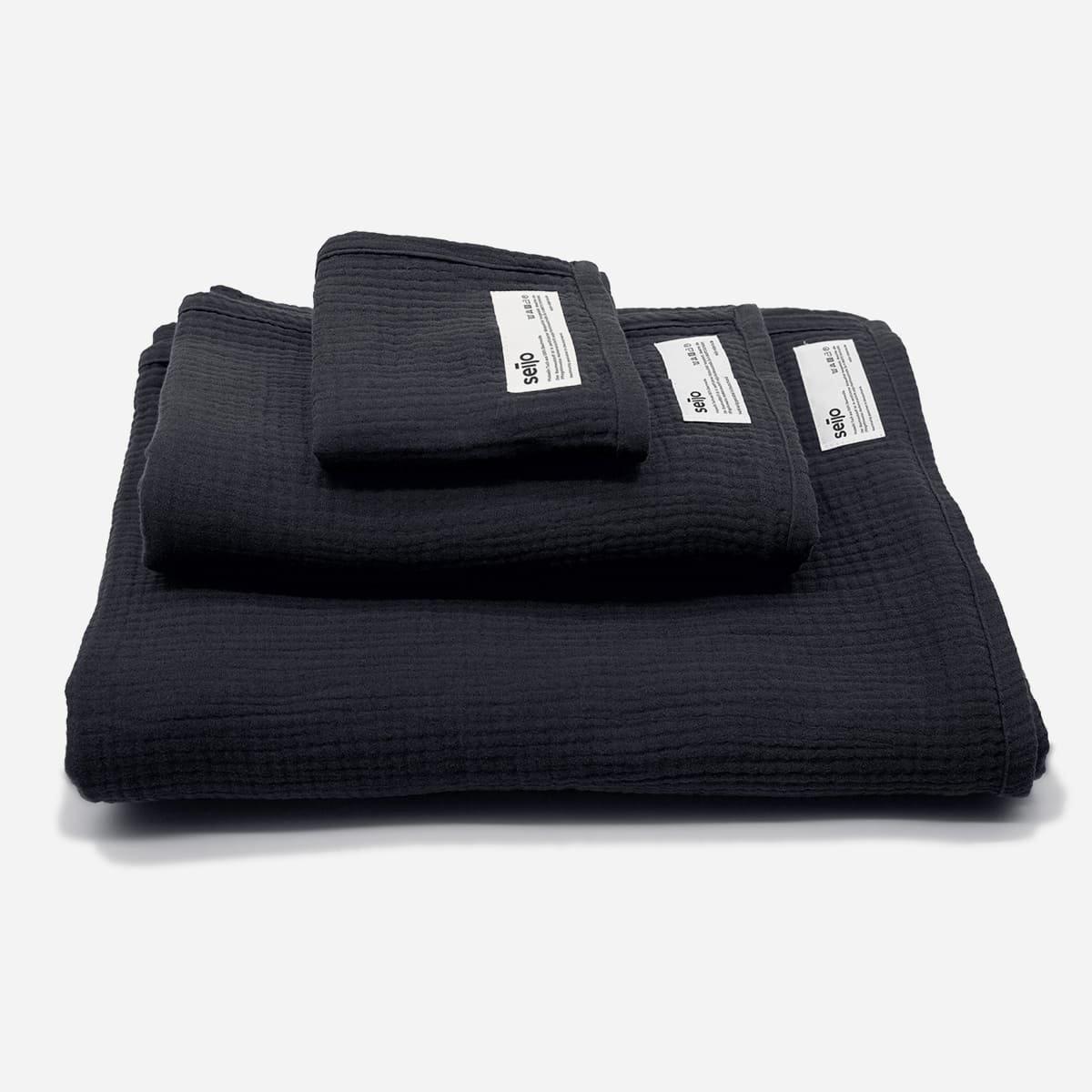 Muslin Mini Blanket - Black