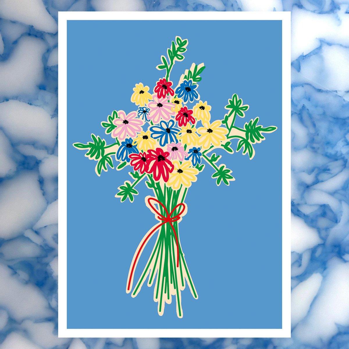 10x Postcard Bouquet