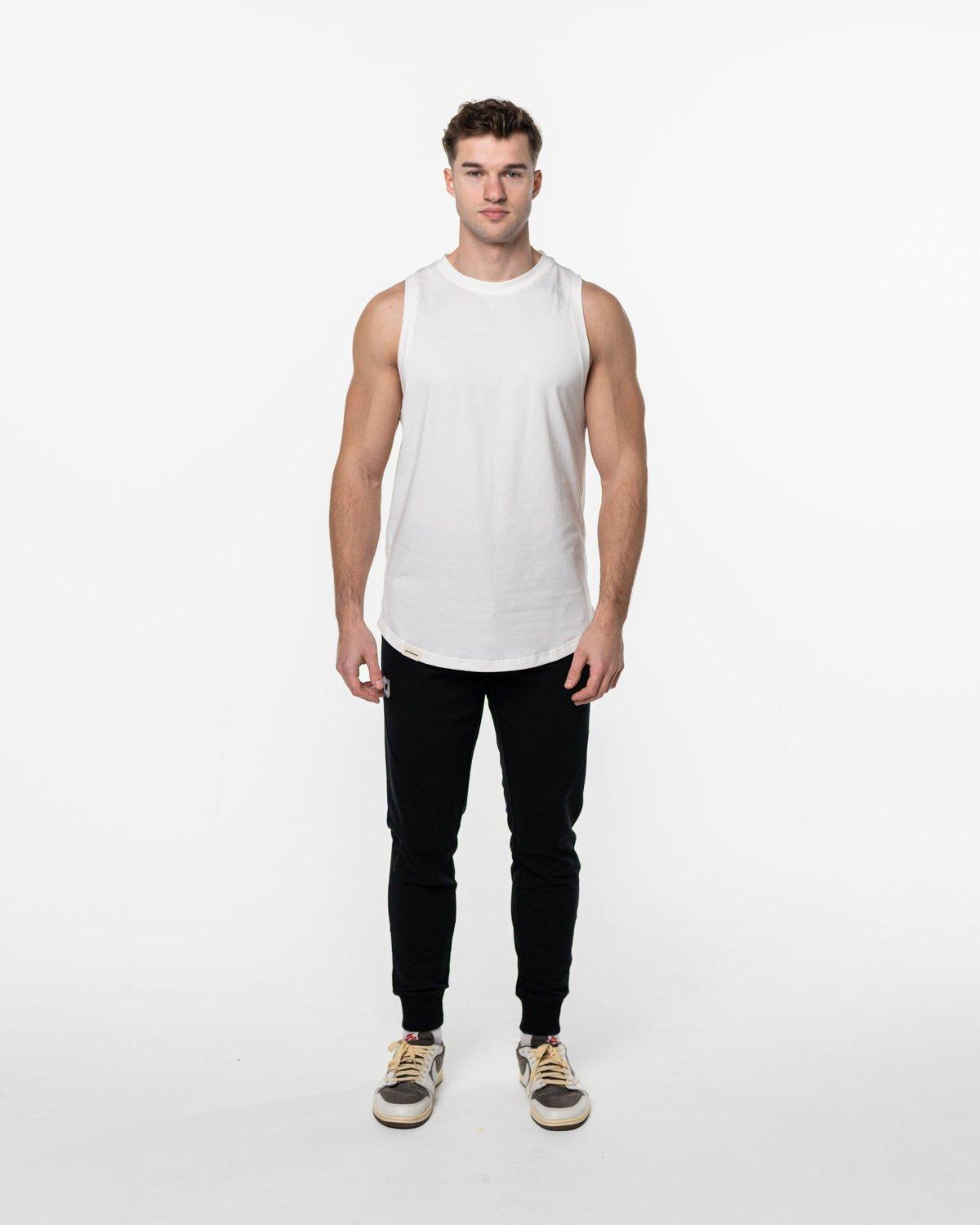 Pima Cotton Tank Top White