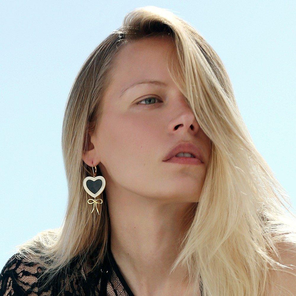 Brigitte Heart Earrings