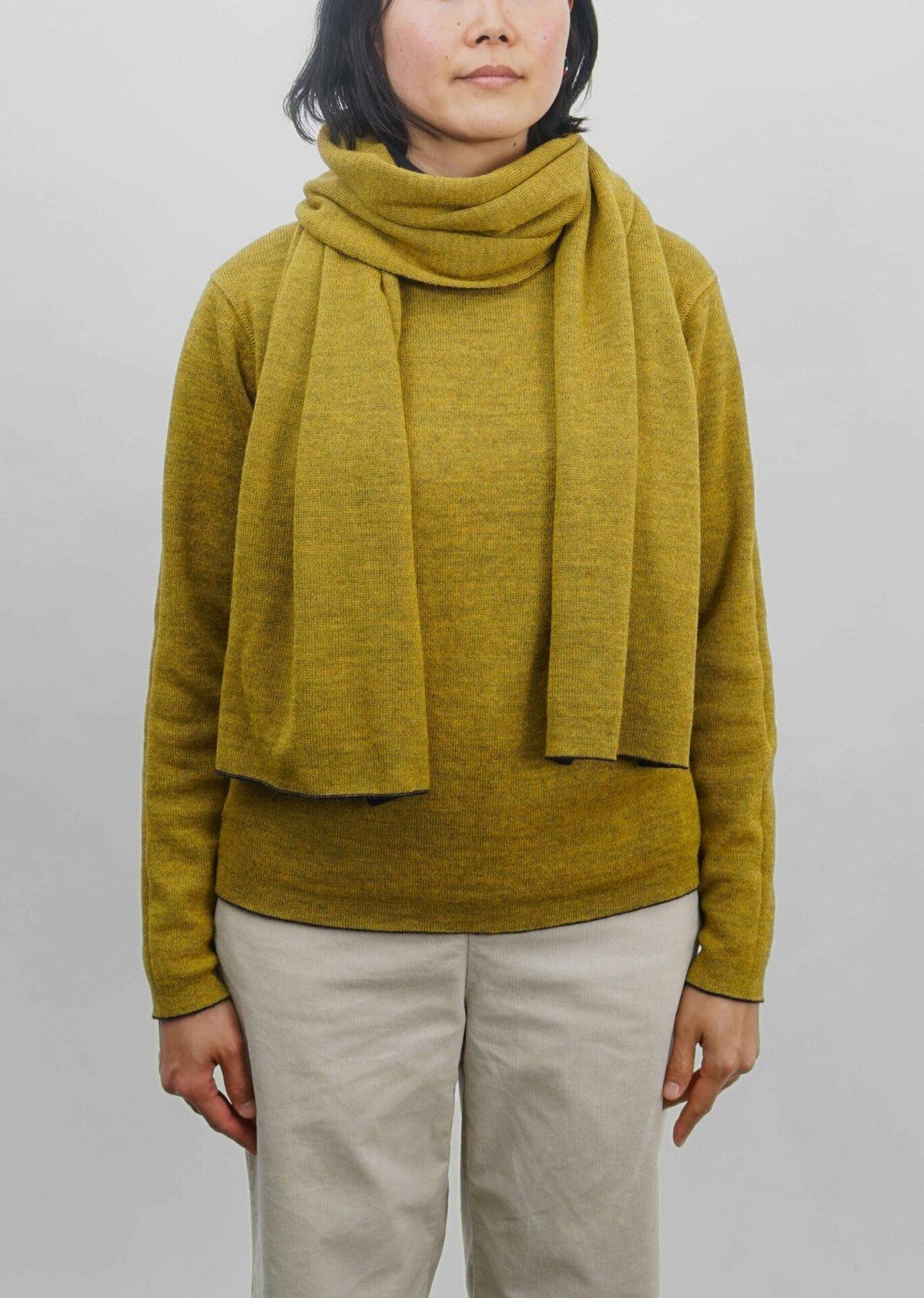 Blauaras Mustard Alpaca Scarf