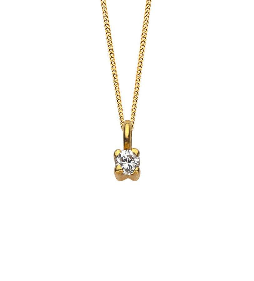 Golden Diamond Necklace