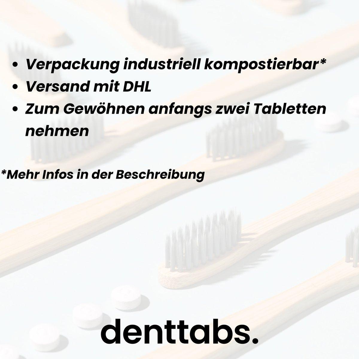 Denttabs Strawberry Fluoride-Free