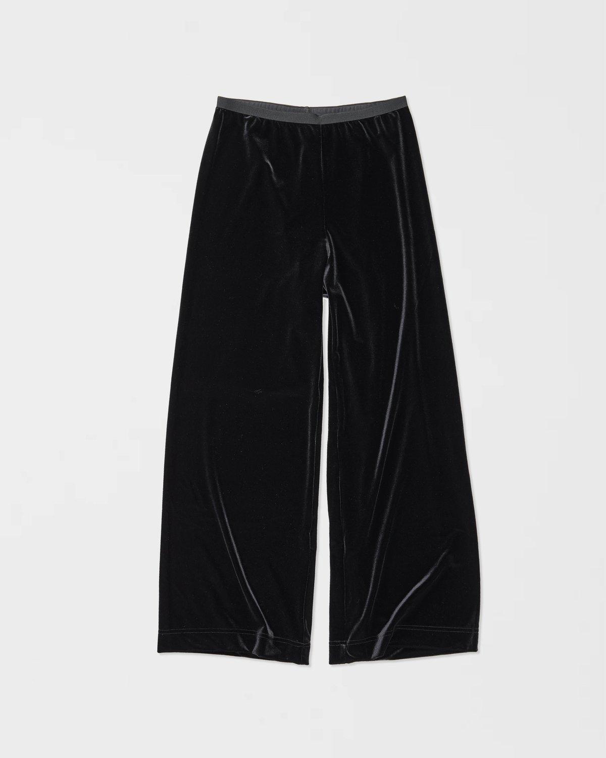 Velvet Wide Leg Pants
