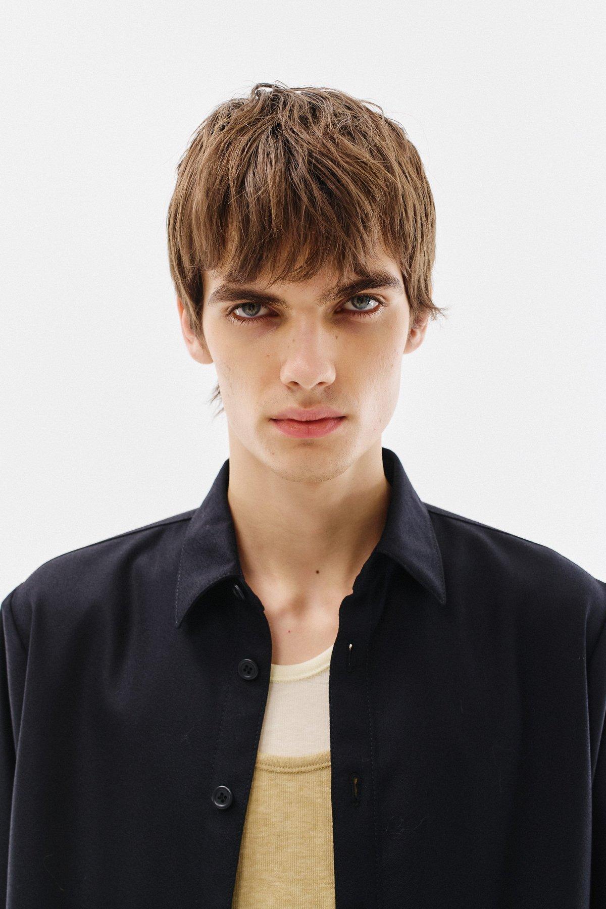 Overshirt Virgin Wool IWS, Black