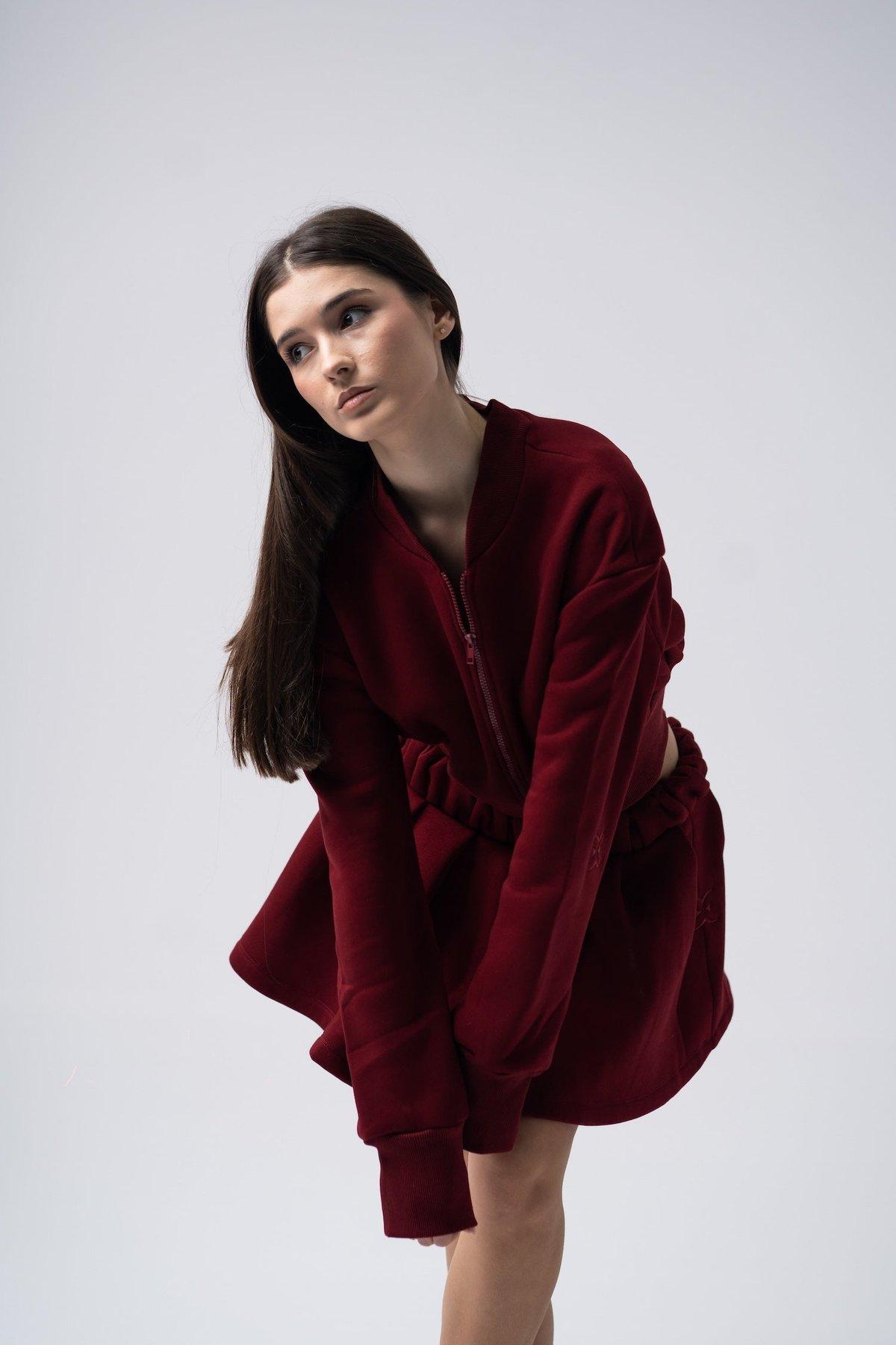 Inej Skirt Set - Burgundy