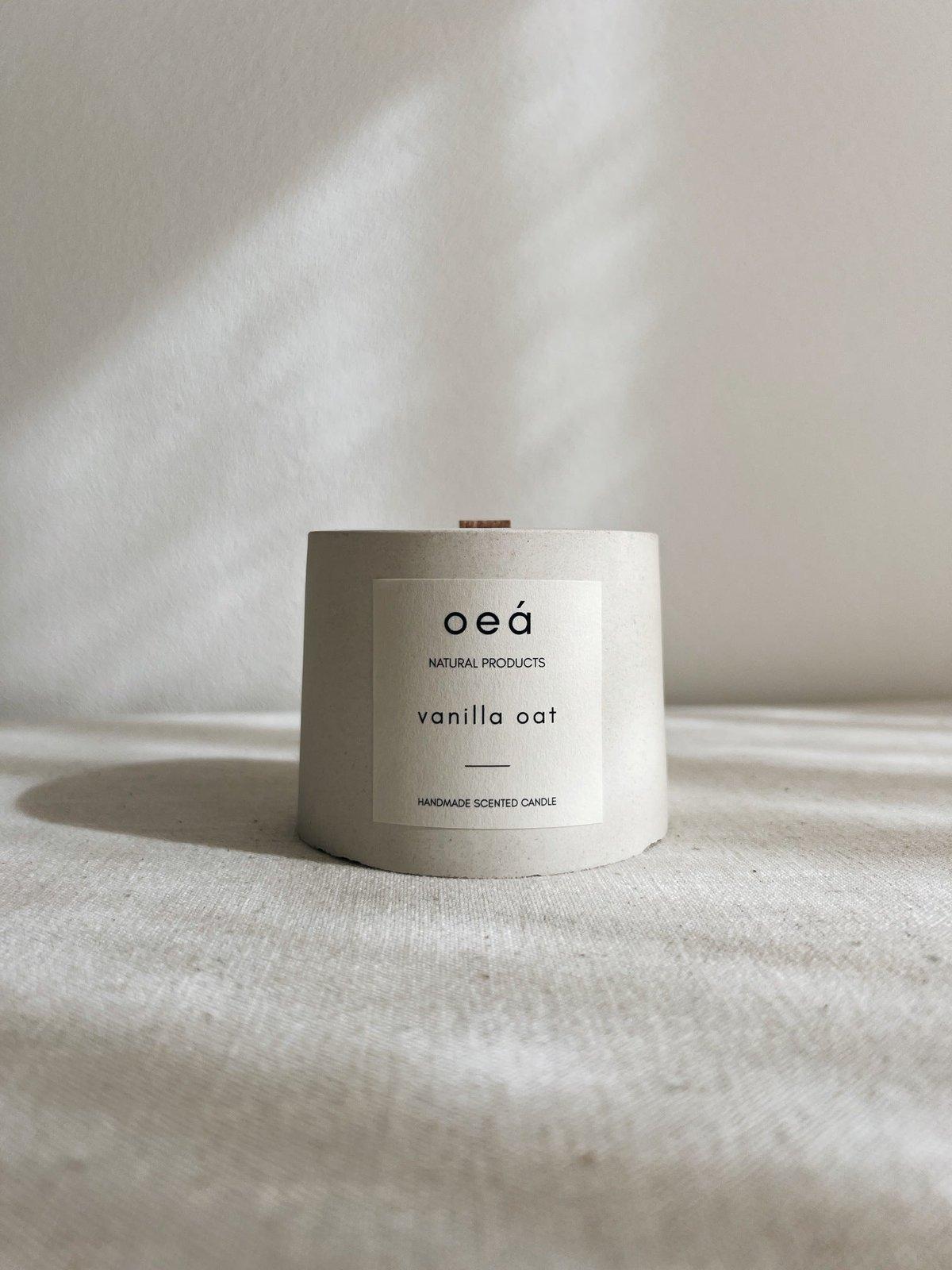 Vanilla Oat Candle with Orange Oil