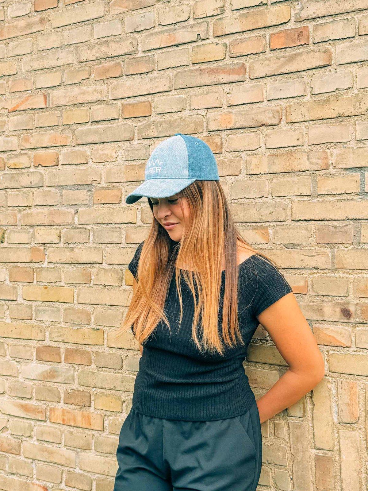 Whirl Upcycled Denim Cap