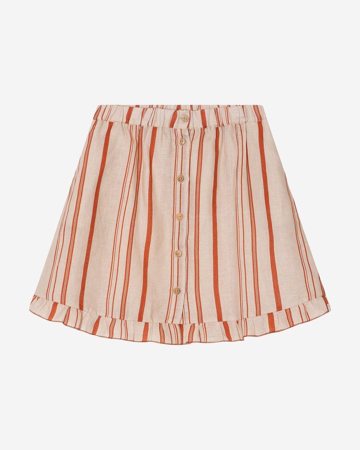 Frill Skirt Striped