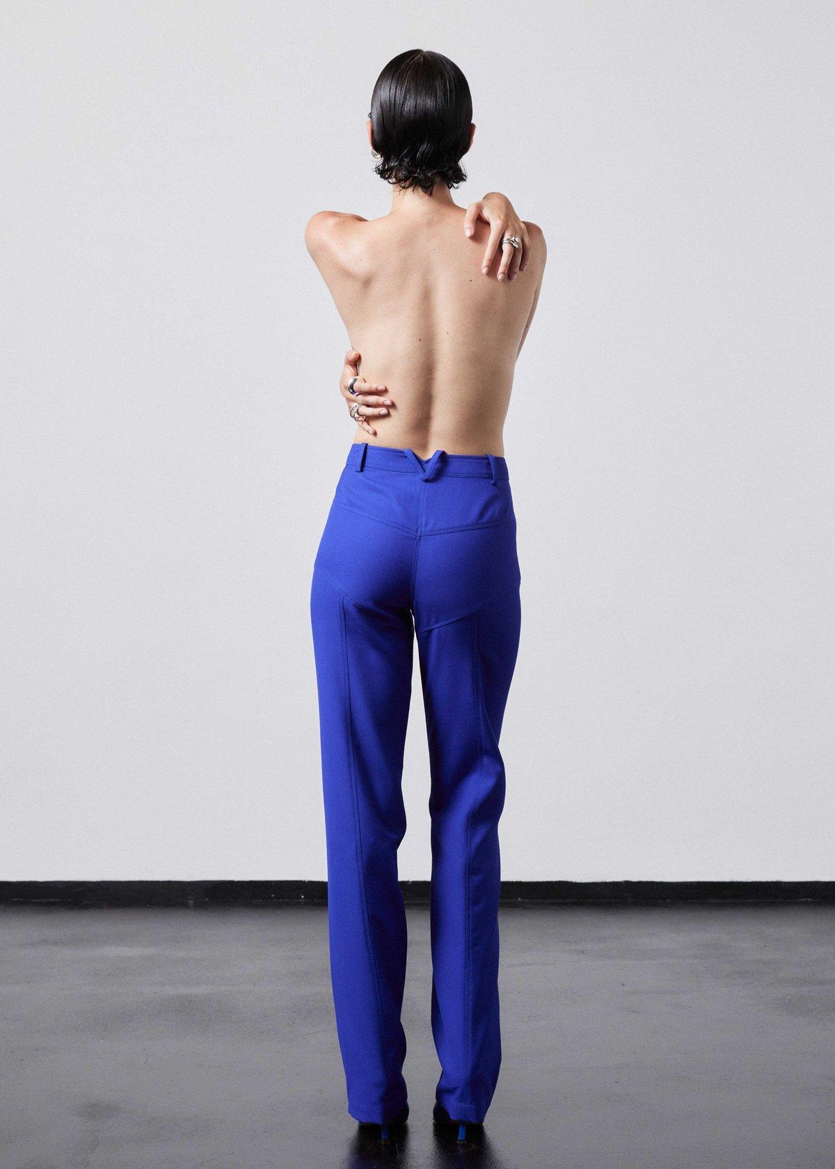 Racer Pants - Lapis Lazuli Wool