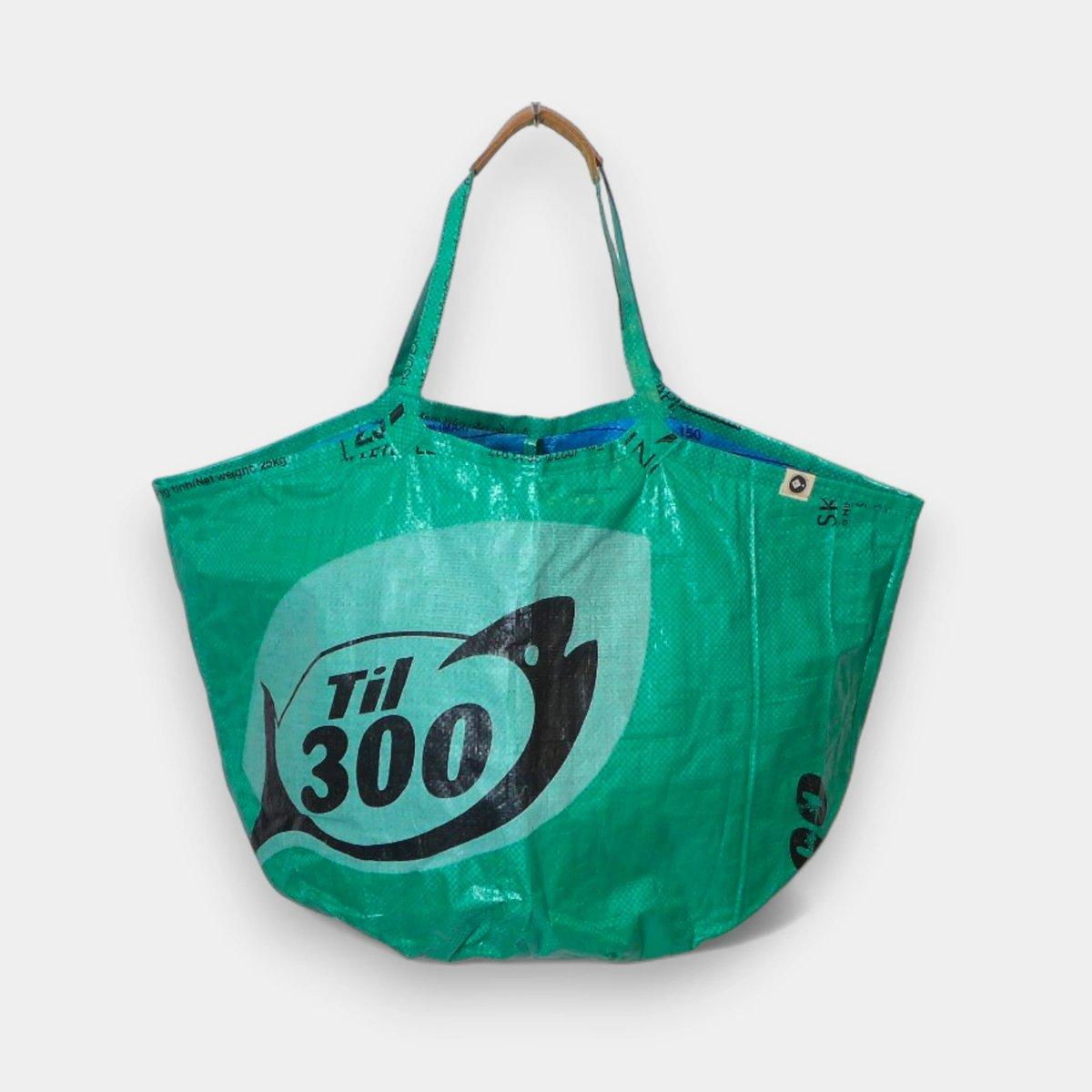SOULMATE | Upcycelter Shopper in grün