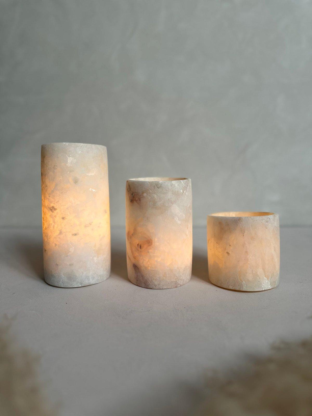 Alabaster Cylinder